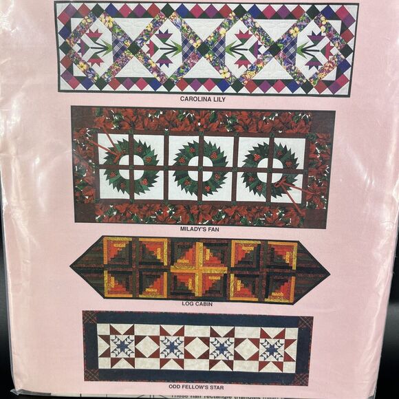 McCALLS EASY BIG BLOCKS Table Runner Collection Quilting Pattern B518 New UNCUT - Picture 3 of 4